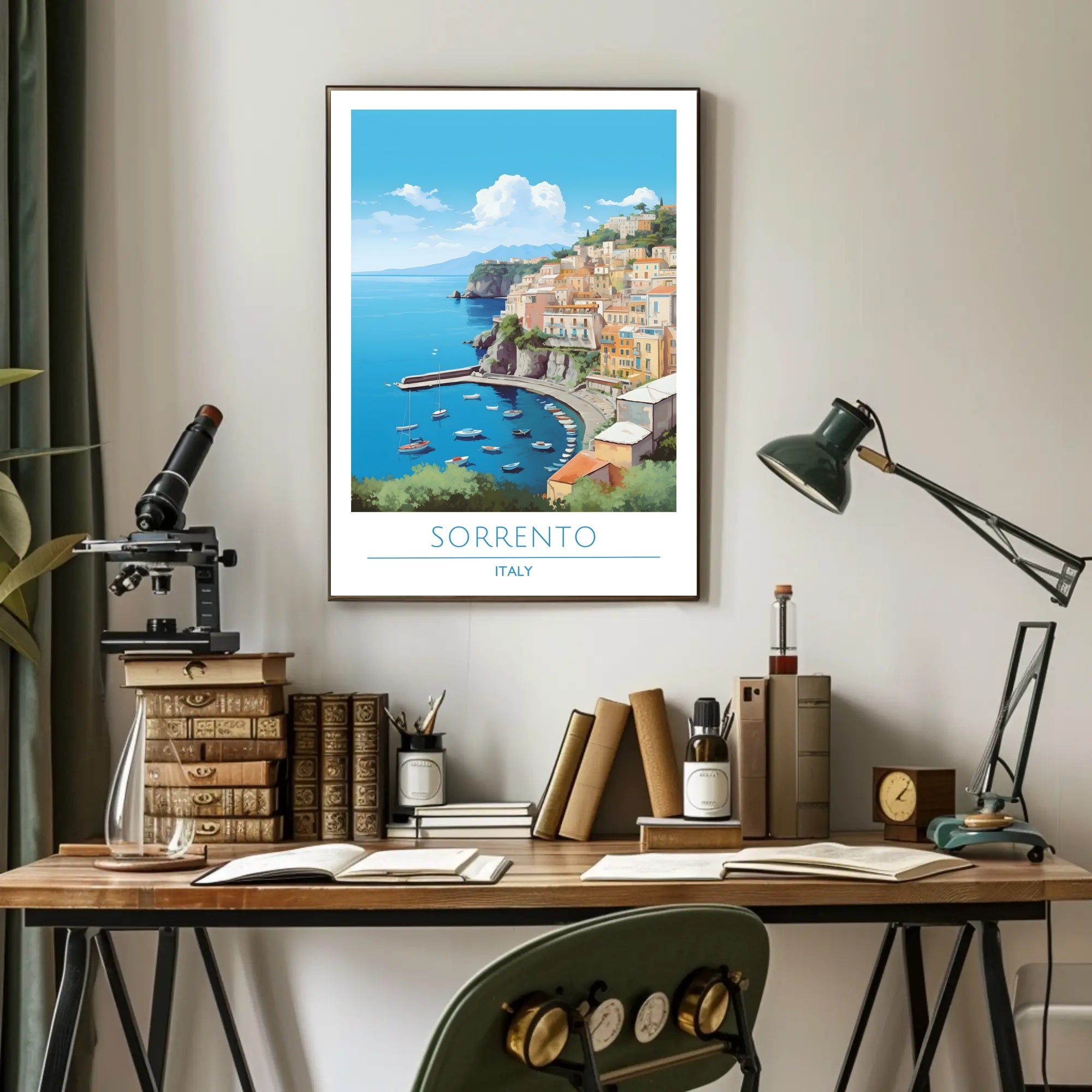 Sorrento Seaside Escape Travel Poster