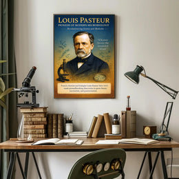 Louis Pasteur Pioneer of Modern Microbiology Poster PosterGoat