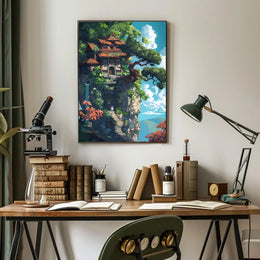 Enigmatic Visual Storytelling Art Poster