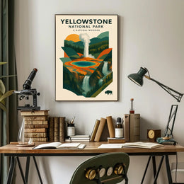 Yellowstone National Park A Natural Wonder Poster