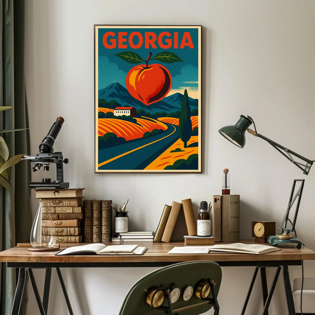 Georgia Peach Poster
