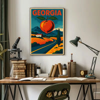 Georgia Peach Poster