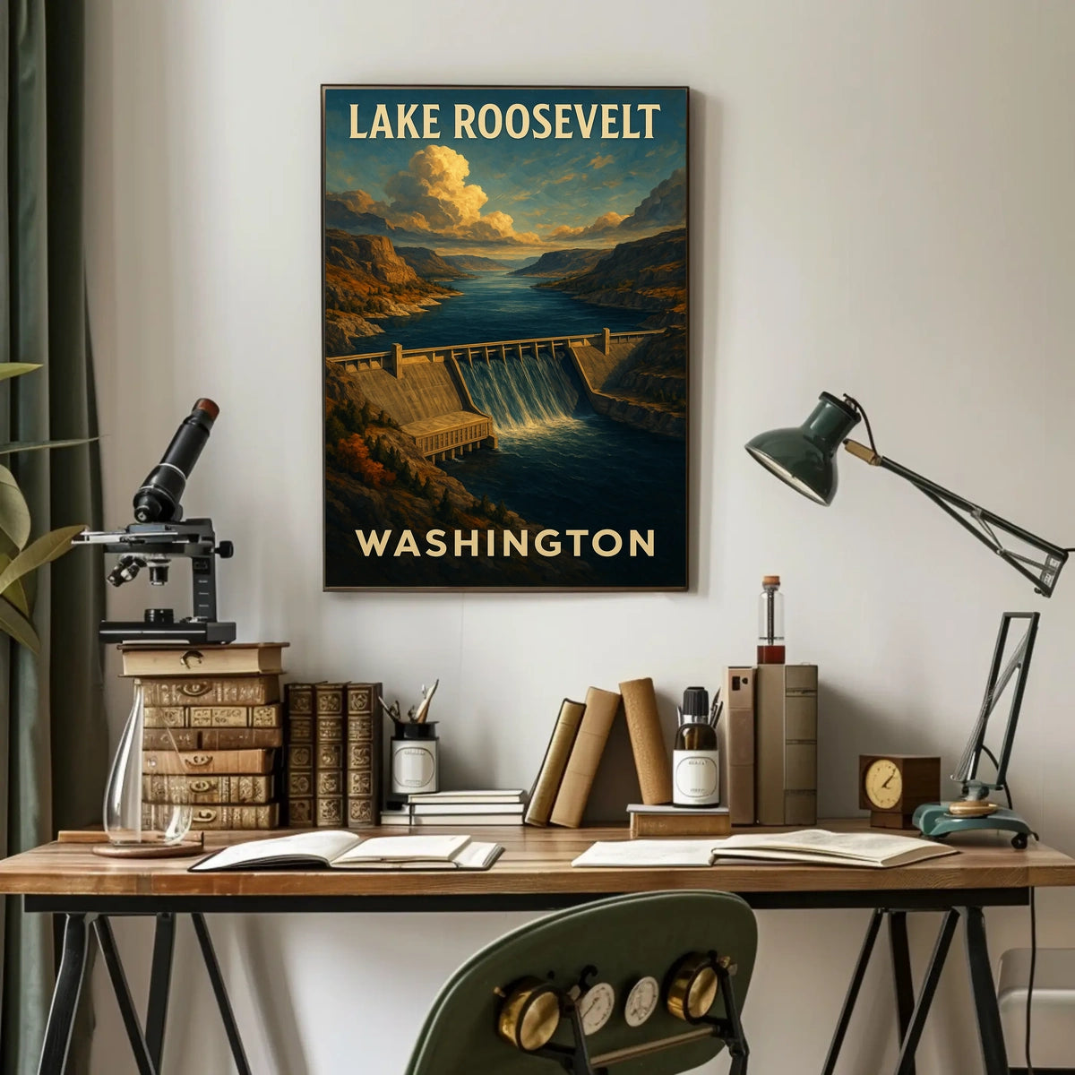 Lake Roosevelt Washington Poster