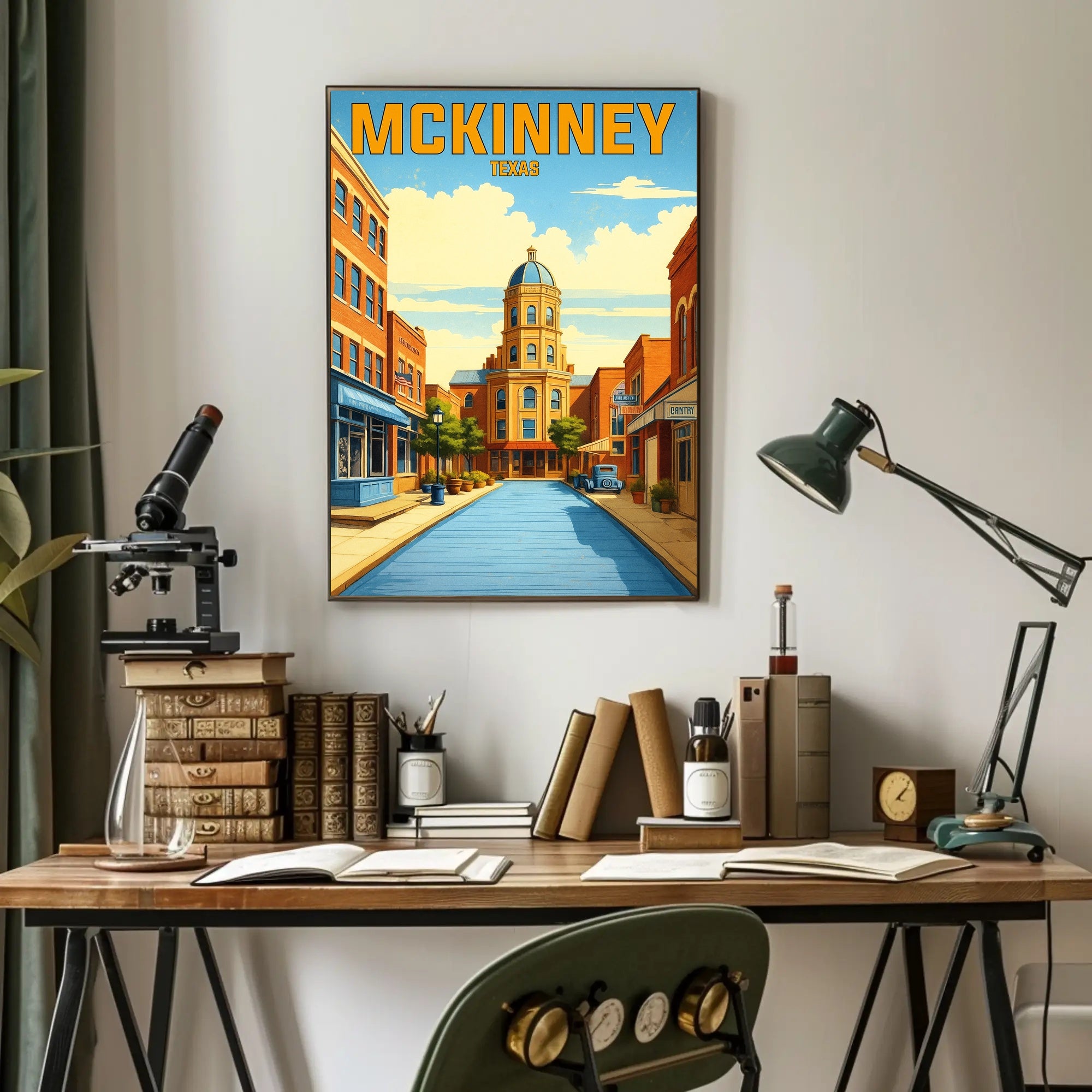 McKinney, Texas Poster PosterGoat