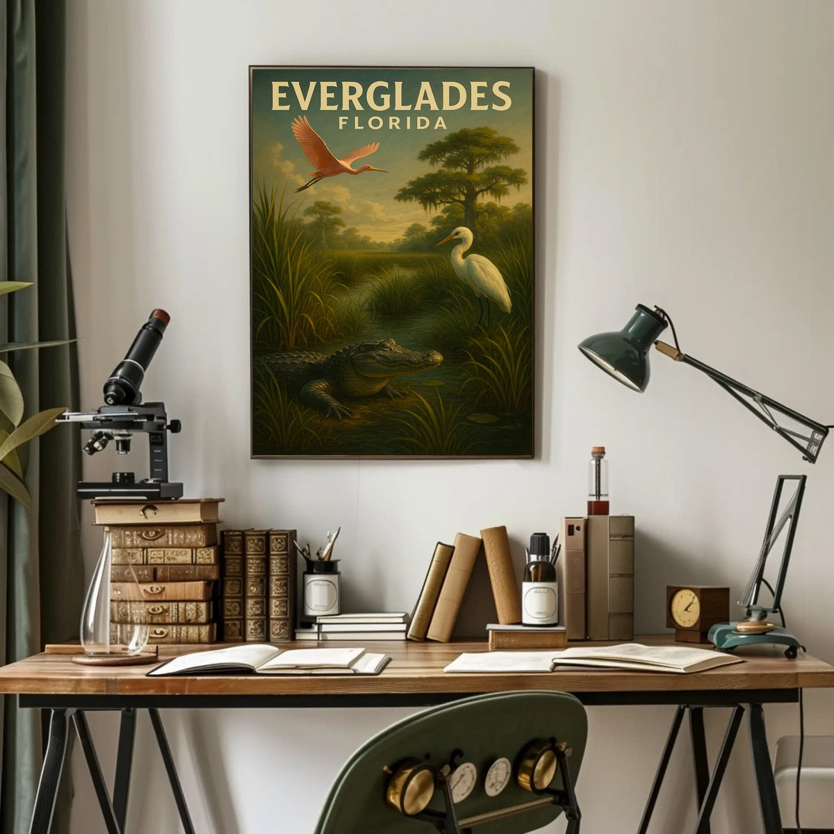 Everglades Wildlife Poster