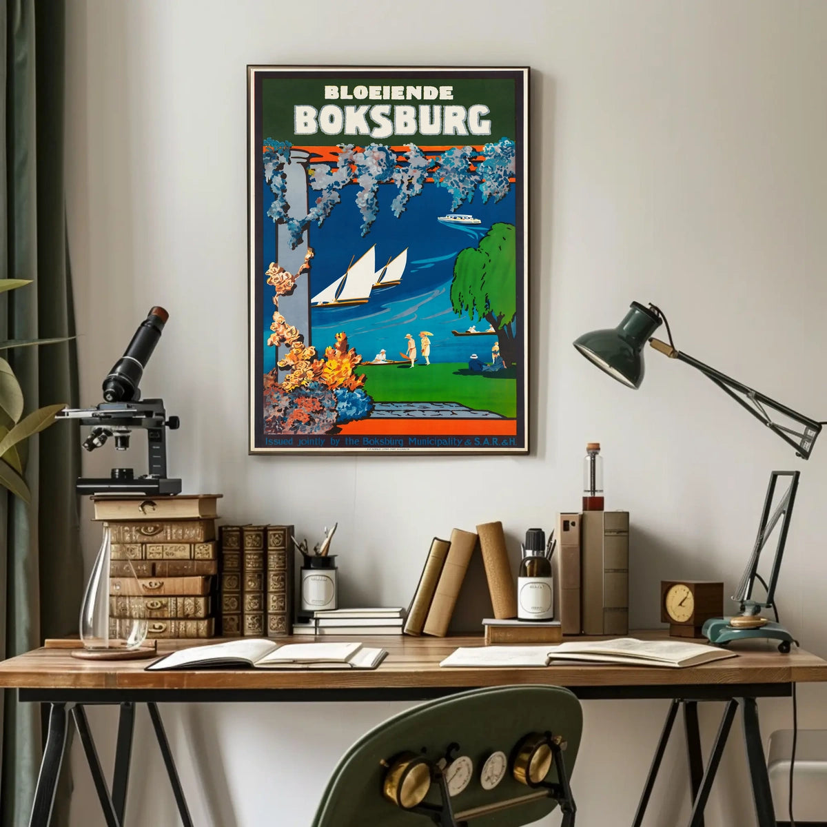 Bloeiende Boksburg Poster