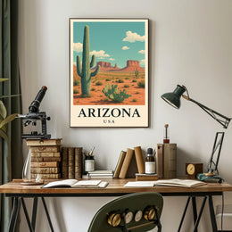 Arizona Desert Adventure Travel Poster
