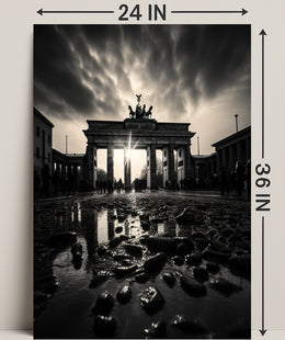 The Brandenburg Gate At Dusk Poster