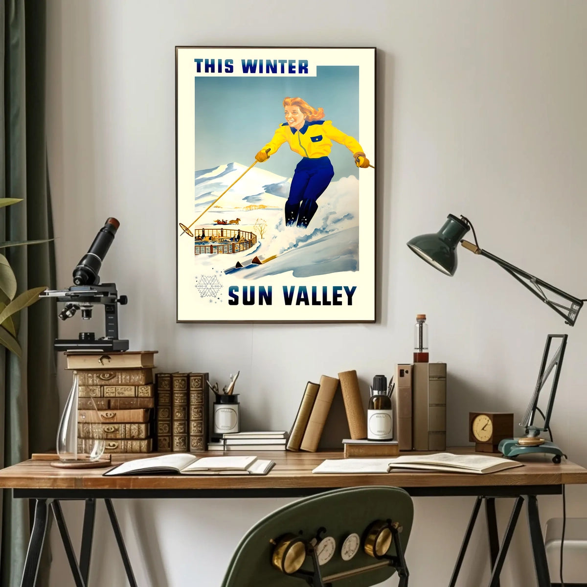 Sun Valley Winter Adventure Poster