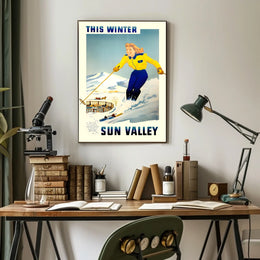 Sun Valley Winter Adventure Poster