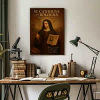 St. Catherine of Bologna The Patroness of Artists Poster