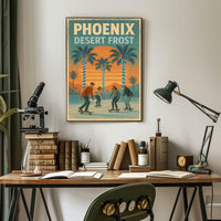 Phoenix Desert Frost Poster