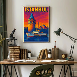 Istanbul A City of Timeless Beauty Poster
