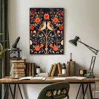 Floral Harmony Wall Art Print for Home Decor