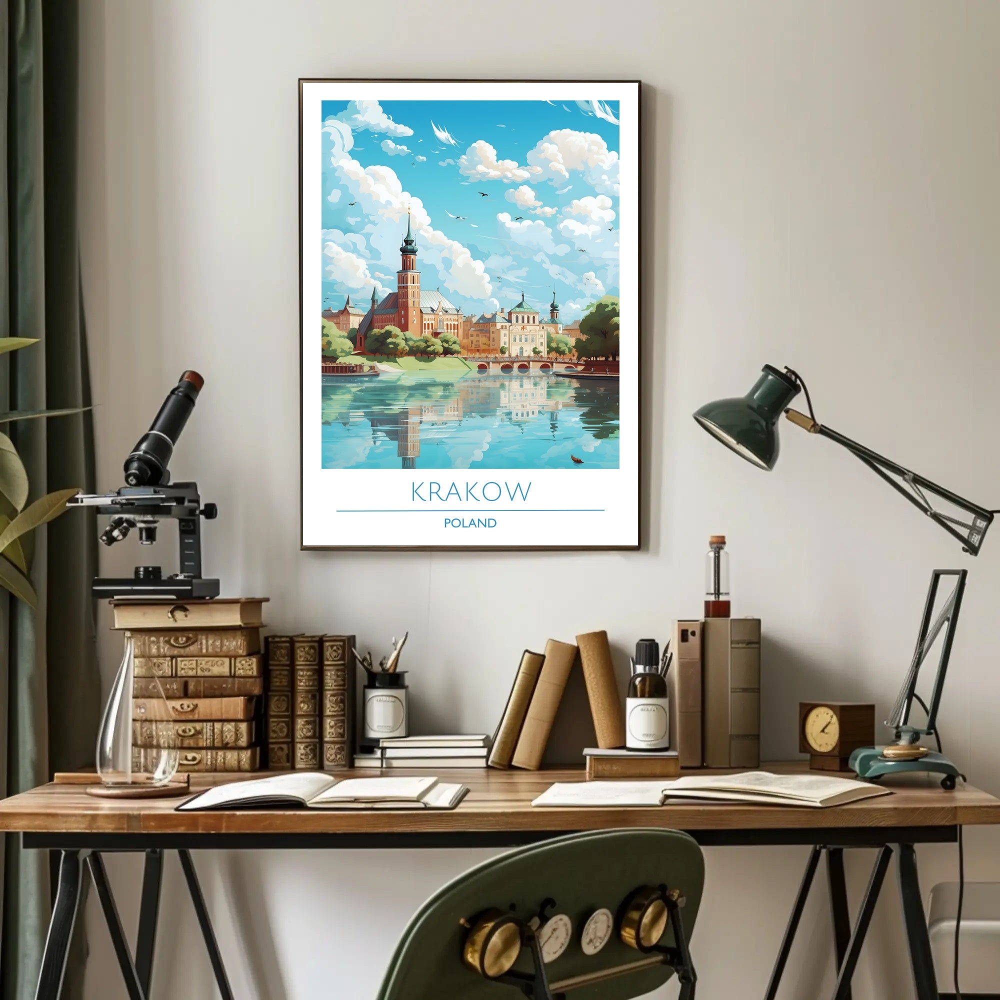 Scenic View of Krakow Poster