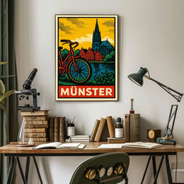 Münster Travel Poster