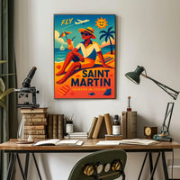 Saint Martin Wander in Color Poster
