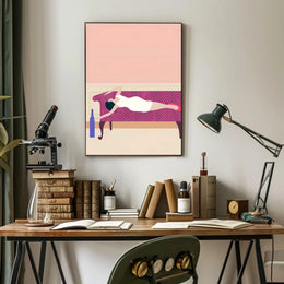 Reclined Elegance Poster