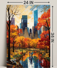 Autumn In The City Poster