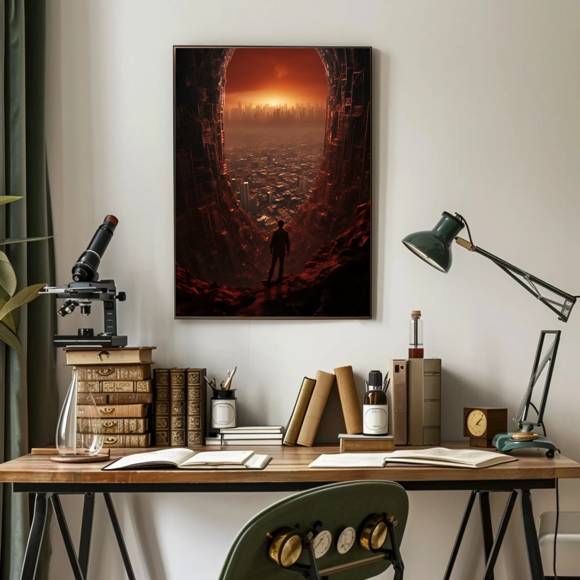 Gateway To The Cityscape Poster