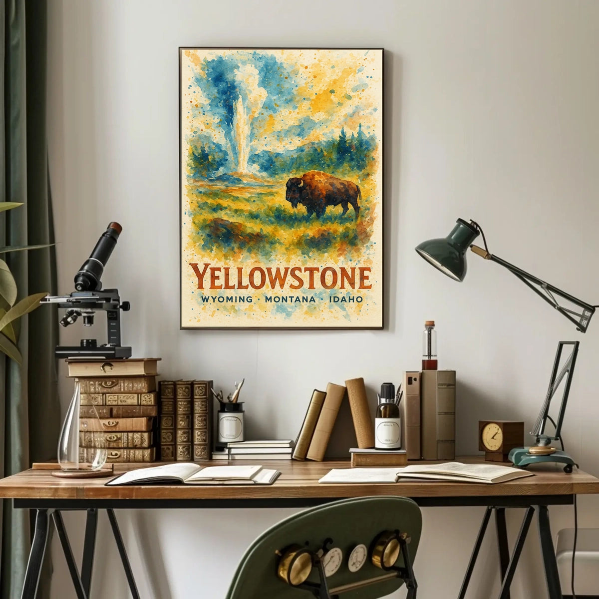 Yellowstone National Park Poster