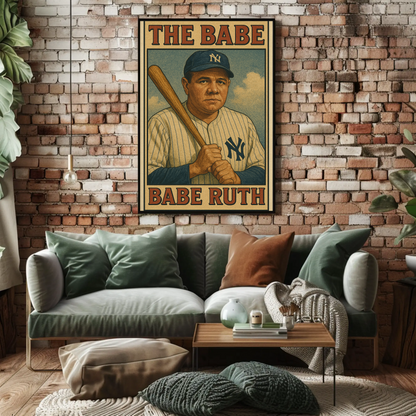 The Babe Ruth Poster 2 Vintage Poster