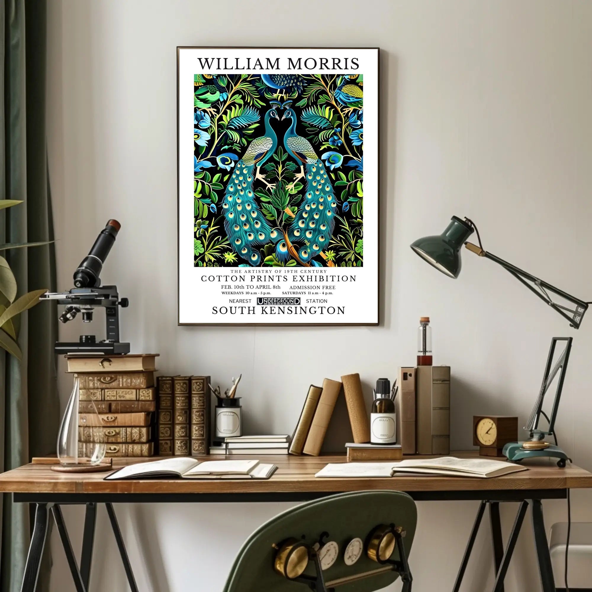Cotton Prints Exhibition: Elegant Cultural or Heritage Poster