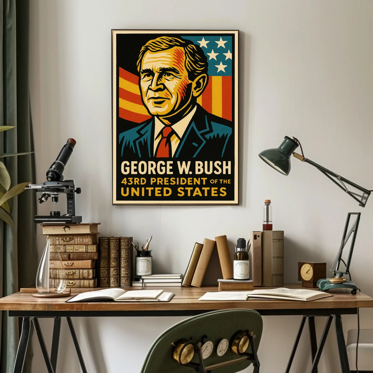 George W. Bush 43rd President Poster