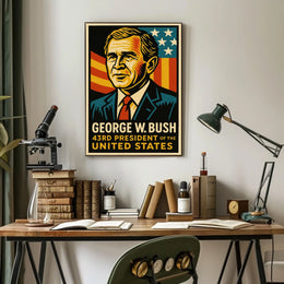 George W. Bush 43rd President Poster