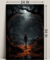 Mystical Forest Wanderer Poster