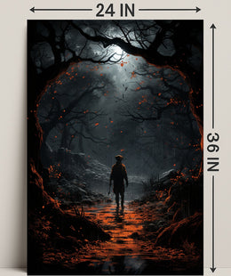 Mystical Forest Wanderer Poster