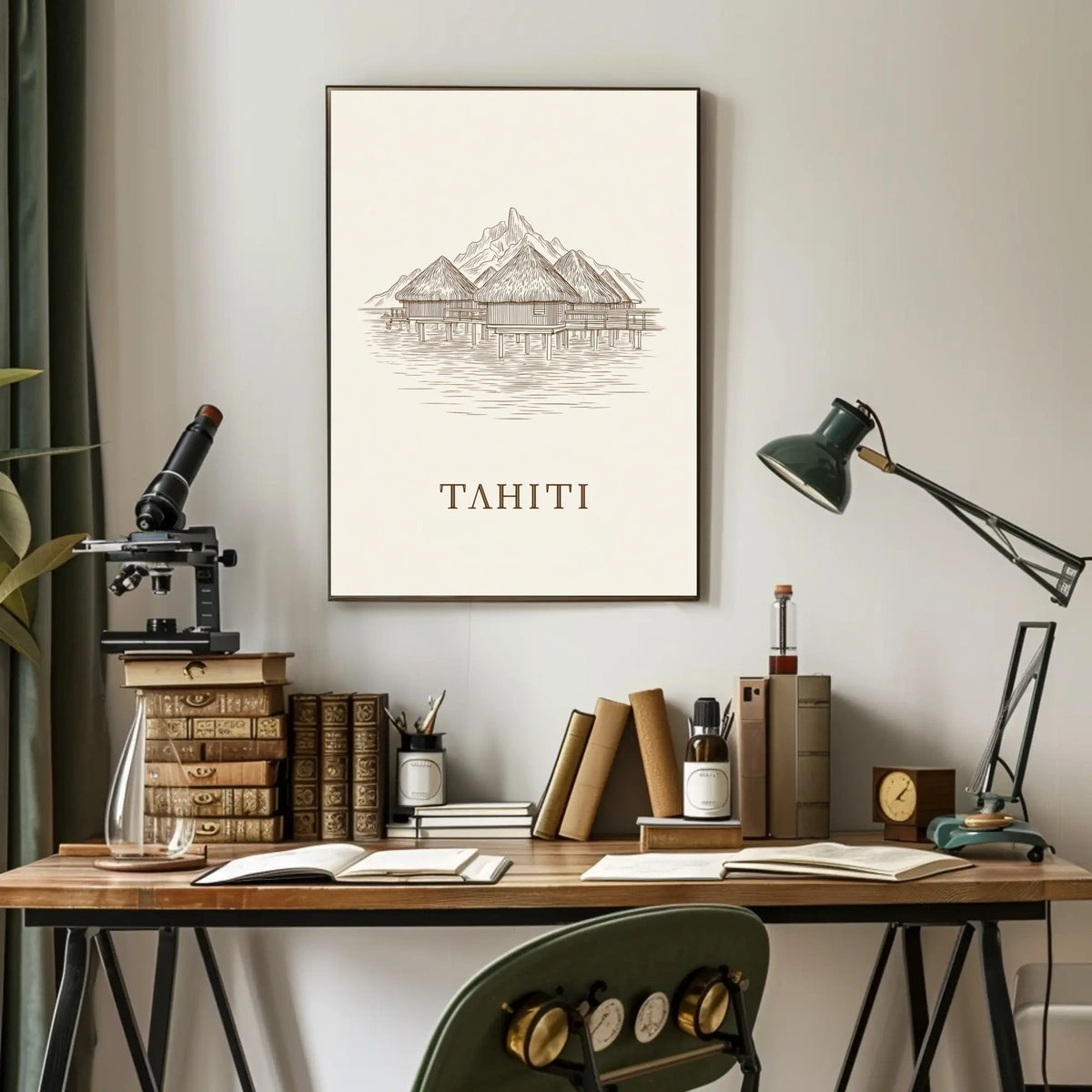 Tahiti Paradise Poster