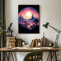 Dreamscape At Dusk Poster