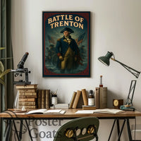 Battle of Trenton Revolutionary War Historical Poster