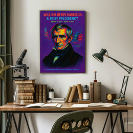 William Henry Harrison A Brief Presidency Poster