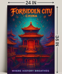 Forbidden City Enchantment in Cultural or Heritage Poster