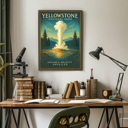 Yellowstone National Park Nature's Majesty Unveiled Poster