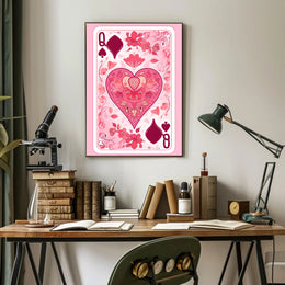 Queen of Spades Artistic Poster for Elegant Home Decor PosterGoat