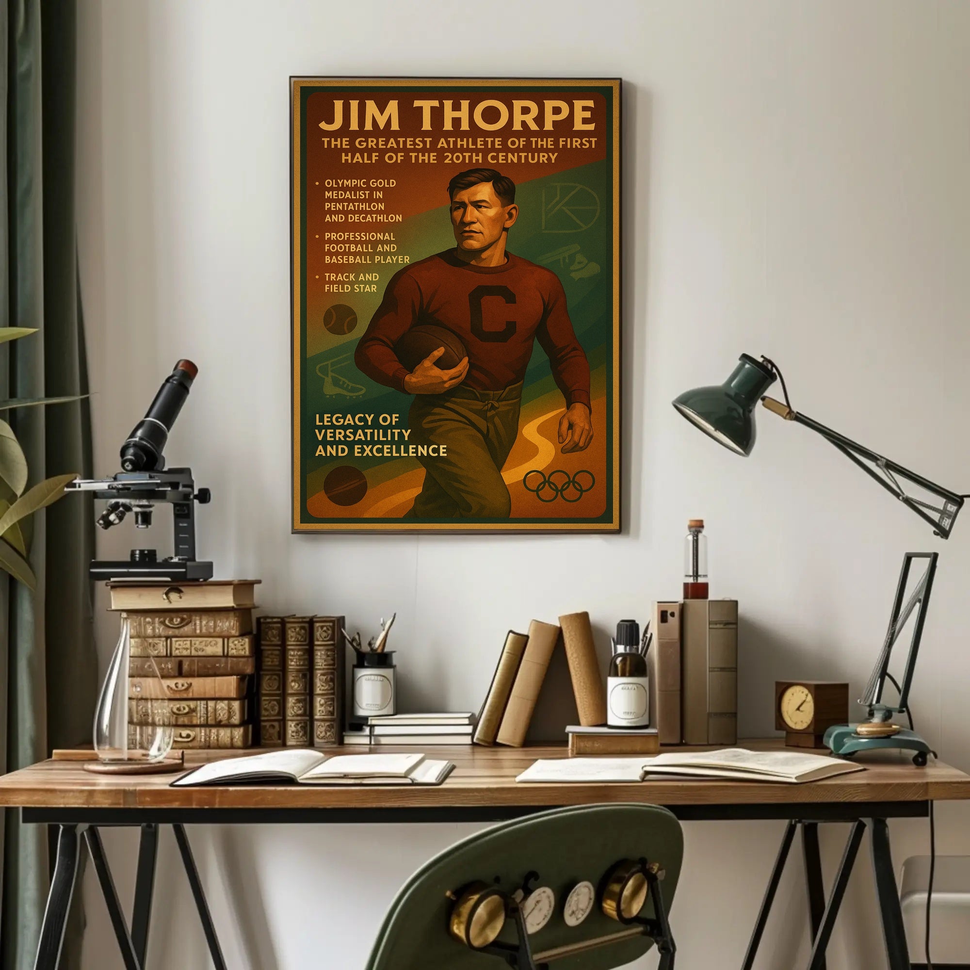Jim Thorpe: A Legacy of Versatility and Excellence Poster