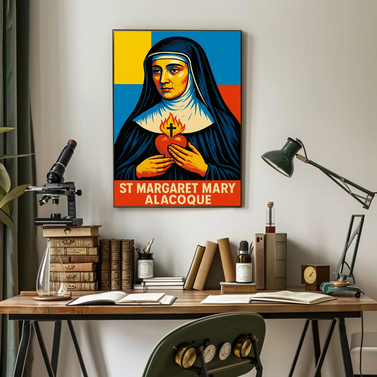 St. Margaret Mary Alacoque Poster