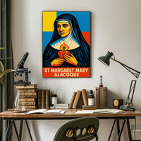 St. Margaret Mary Alacoque Poster