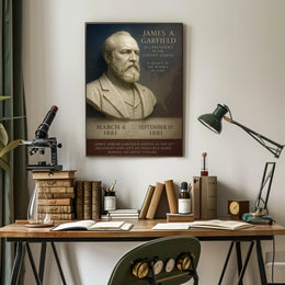 James A. Garfield 20th President Poster