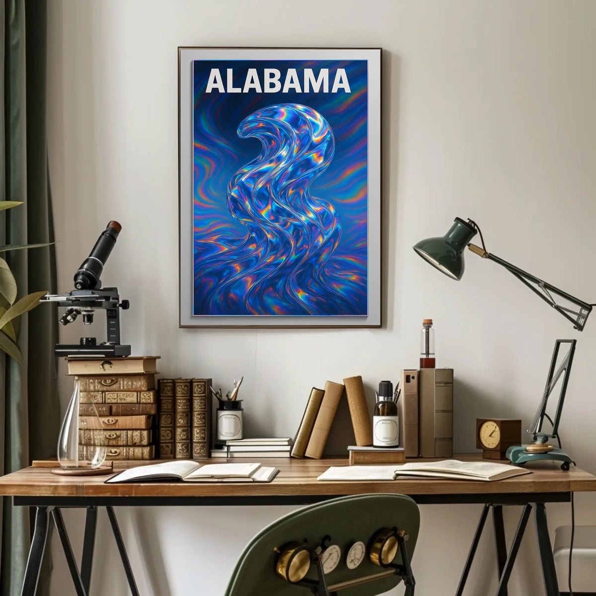 Alabama Waves Poster