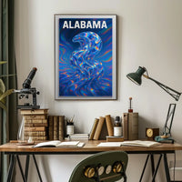Alabama Waves Poster