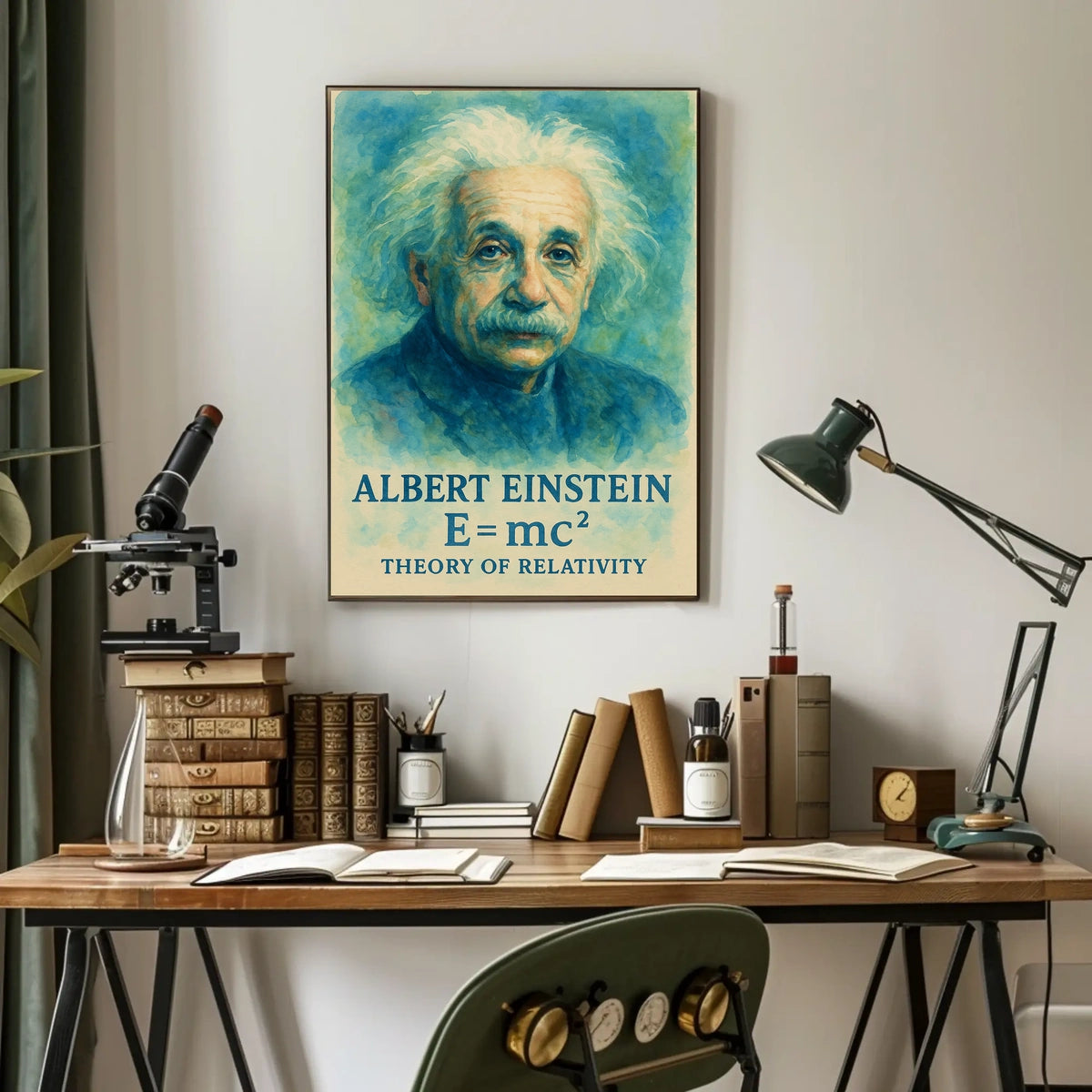 Albert Einstein Theory Of Relativity Poster