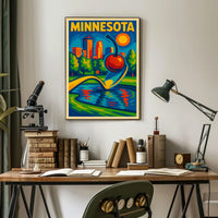 Minnesota Art Poster