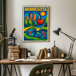 Minnesota Art Poster