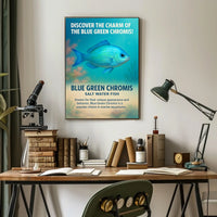Discover The Charm Of The Blue Green Poster