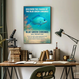Discover The Charm Of The Blue Green Poster