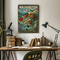 Washington State Highlights Poster